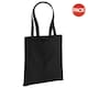 image 2 of Westford Mill EarthAware Organic Bag For Life (10 Litres) (Pack of 2) - Black - One Size Black