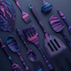 image 3 of Taylor's Eye Witness Nebula Large Silicone Brush
