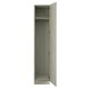 image 2 of Classic Square Panel Sage Green Single Wardrobe with Single Rail Green