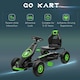 image 9 of HOMCOM Children Pedal Go Kart w/ Adjustable Seat, Rubber Wheels, Brake - Green