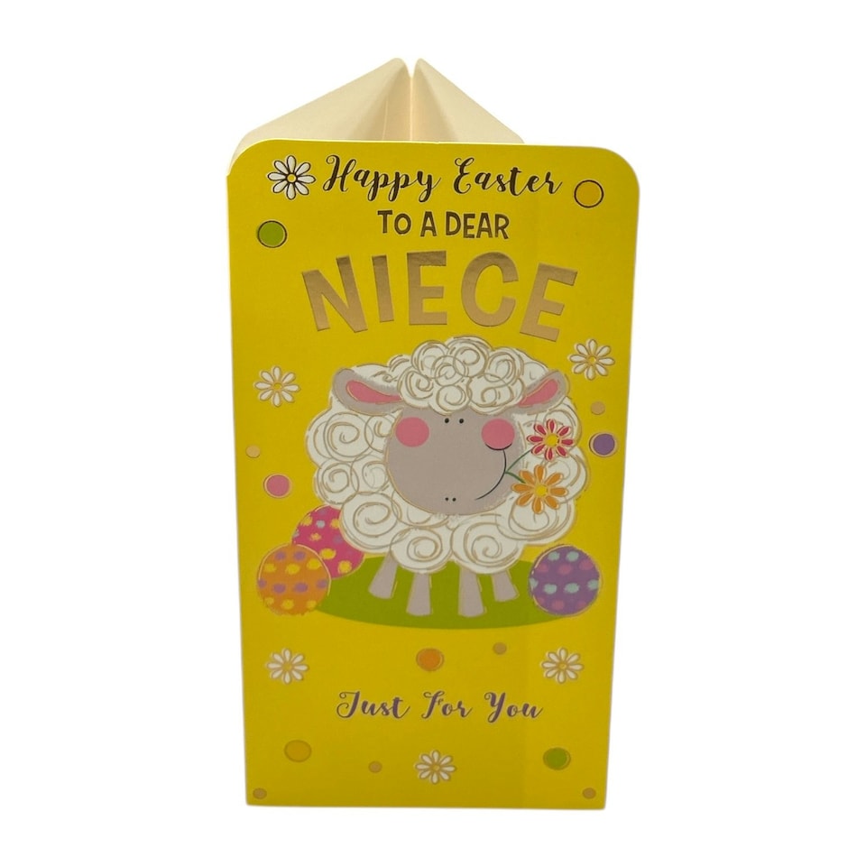 image 1 of To A Dear Niece Cute Easter Money Wallet Card