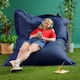 image 4 of Icon Adults Giant Indoor Outdoor Floor Cushion Bean Bag, Navy