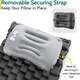 image 2 of Deluxe Inflatable Camping Pillow - Grey