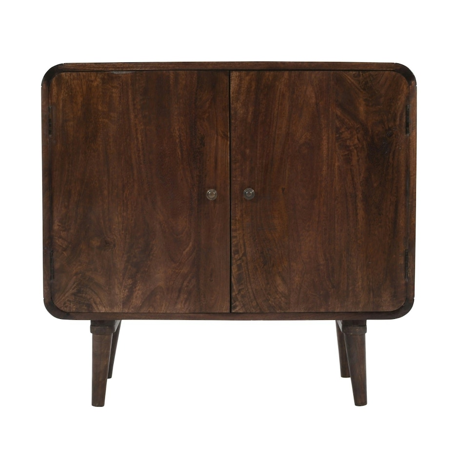 image 1 of Winnie Dark Mango Wood 2 Door Sideboard Brown