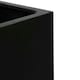 image 4 of Primrose Black Jumbo Polystone Cube Planter with Drainage Hole and Bung 63cm