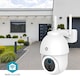 image 3 of Nedis Smart Outdoor Security Camera, 4K HD, Floodlight & Colour Night Vision, 355 Degree Pan & Tilt, Motion Detection, Auto-Tracking, AI Human Detection, 2-Way Audio - White