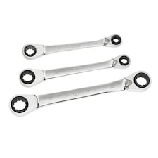 Expert Quadbox Spanner Set, 3 Piece - Multi Colour - One Size
