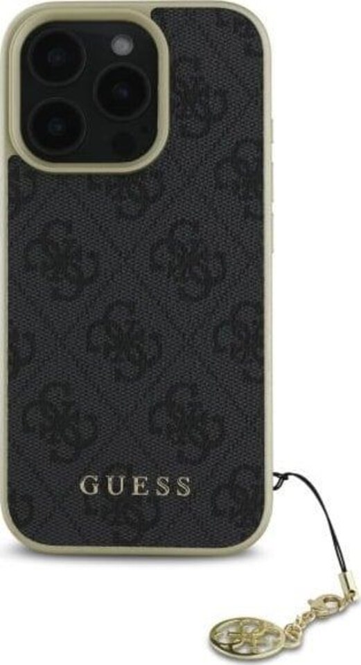 image 1 of Guess 4G Charms Collection case for iPhone 16 Pro Max 6.9 Black - GUHCP16XGF4GGR
