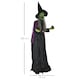 image 7 of HOMCOM Voice Activated Halloween Animatronics Witch, Battery Operated
