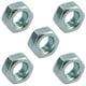image 1 of M4 x 0.7mm Hex Full Nut Fastener Hexagonal Metric Nuts Grade 8 Zinc Plated 5pk