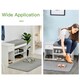 image 7 of HOMCOM Multi-Storage Shoe Bench Drawer 3 Compartments Cushion Home Boots White White