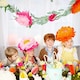 image 5 of Vibrant Flowers Tissue Paper Decorations - Pack of 3