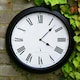 image 4 of Primrose Outdoor Garden Wall Clock Perfect Time Radio Controlled 38cm Diameter