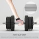 image 4 of HOMCOM 25KG Adjustable Dumbbells Weight Set Hand Weight for Body Fitness