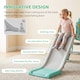 image 5 of AIYAPLAY 3 in 1 Kids Slide for Indoor with Basketball Hoop - Blue