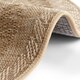 image 3 of The Rugs Indoor Outdoor Almendro Round Rug Chevron Design High Low Texture