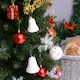 image 8 of HOMCOM 7ft Unlit Artificial Christmas Tree, Pencil Slim mas Tree with Solid Stand and Realistic Branches, Green
