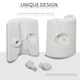 image 7 of Outsunny Tent Weight Base 4pcs Gazebo Foot Leg Anchor Weights Marquee White
