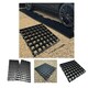 image 1 of 12 x Black Protective Plastic Paving Driveways Grid Mats Black