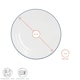 image 3 of Nicola Spring White Farmhouse Dinner Plates - 26cm - Pack of 6 | White | White