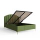 image 5 of Pettine End Lift Ottoman Storage Bed King Green | Green | Green