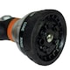 image 3 of Spray Nozzle Orange Watering Hose Pipe Gardening Thumb Trigger 10 Patterns