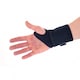 image 1 of Black Neoprene Adjustable Pain Relief Wrist Support Strap | Black