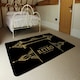 image 3 of Art Deco Retro (Rug) Black | Large: 140x200cm