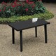 image 2 of Plastic Outdoor Rectangle Anthracite Garden Dining Table & Chair Furniture Set