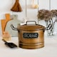 image 2 of Gold Kitchen Storage Bin