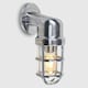 image 3 of ValueLights Silver Nautical Fisherman Metal Outdoor Wall Light
