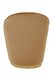 image 4 of Interiors by Premier Beige Velvet Base Chair with Golden Base, Complete Velvet Upholstery of Lounge Chair for Living Room