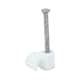 image 1 of Timco - Round Cable Clips - White (Size To fit 5.0mm - 100 Pieces)