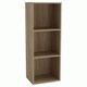 image 1 of 3-Tier Cube Shelving Unit Brown | Unit Colour: Oak