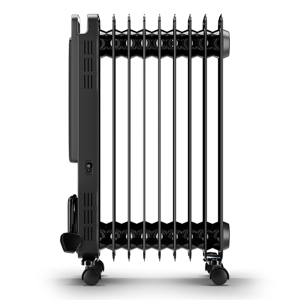 image 1 of Pro Breeze 2500W 11 Fin Oil Filled Radiator with Digital Display and Smart App Control Black
