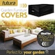 image 3 of Futura Rectangular 300x250x100cm Waterproof Garden Furniture Cover 420D | Black | Black | 300x250x100cm | 1