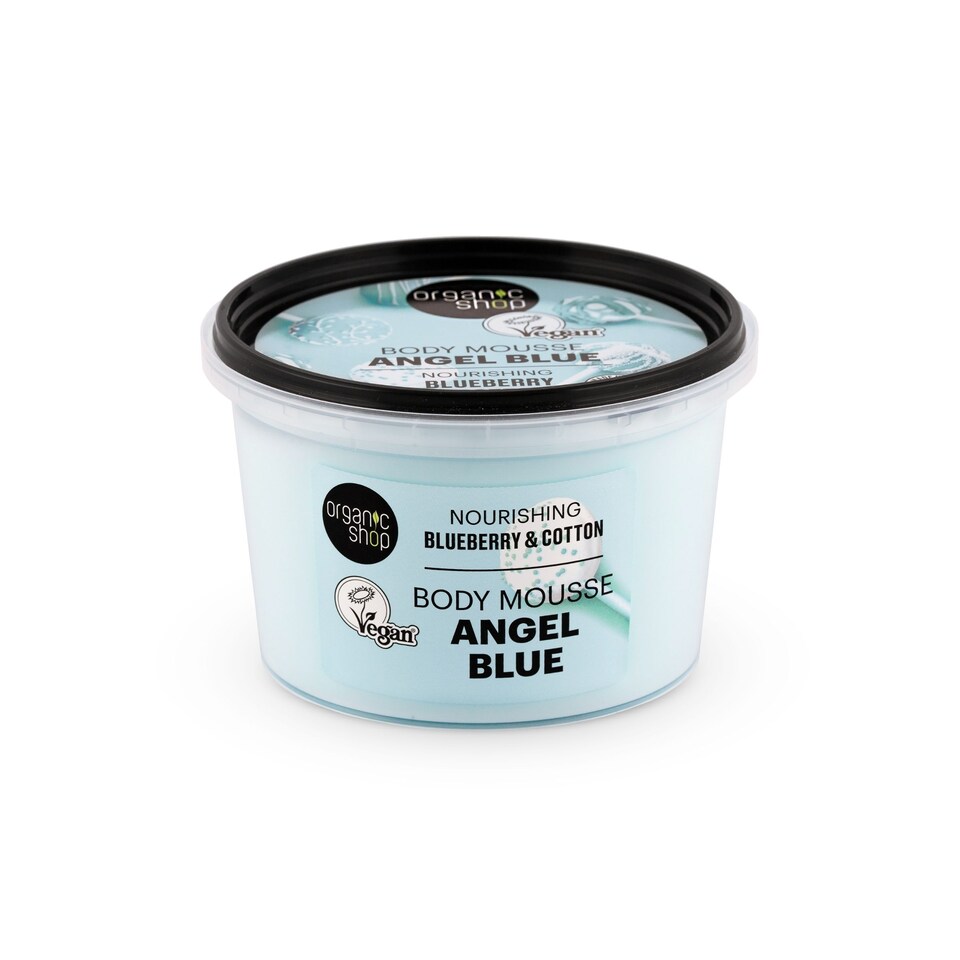 image 1 of Organic Shop Angel Blue Body Mousse Blueberry&Cotton 250ml