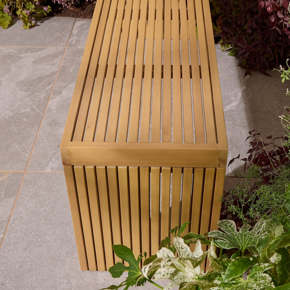 image 1 of Rowlinson Kyoto 3 Seat Bench N/A | Natural