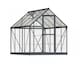 image 1 of Greenhouse Hybrid 6 x 8 - Polycarbonate - L247 x W185 x H208 cm - Grey