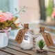 image 4 of 50ml Clear Mini Glass Bottles with Corks and Craft Labels
