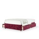 image 1 of Signature Platinum 2000 Pocket Sprung Aubergine Chenille 4 Drawer Divan Set Double