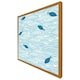 image 4 of Waves & fish (Picture Frame) Black | XL