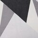 image 9 of OHS Geometric Print Washable Indoor Carpet Floor Rug Runner, 66x200cm - Grey