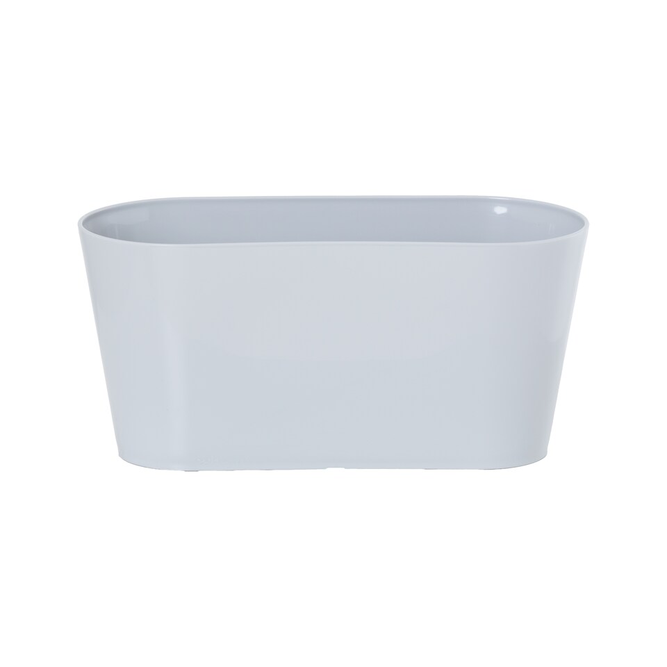 image 1 of Wham studio 4x 30cm Oval Plastic Trough | Grey | Cool Grey