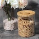 image 5 of Argon Tableware Scandi Storage Jar with Wooden Lid - 1 Litre - Pack of 3