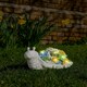image 2 of Pack of 1 Solar Snail Garden Ornament Grey | One Size