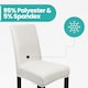 image 5 of Velvet Stretch Chair Covers, Spandex Dining Chair Slipcovers