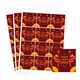 image 1 of Happy Chinese New Year 2024 Dragons Design Square Stickers 65mm - Sheet of 12