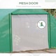 image 7 of Outsunny 3.5 x 3 x 2m Outdoor Tunnel Greenhouse w Roll Up Door 6 Windows Green