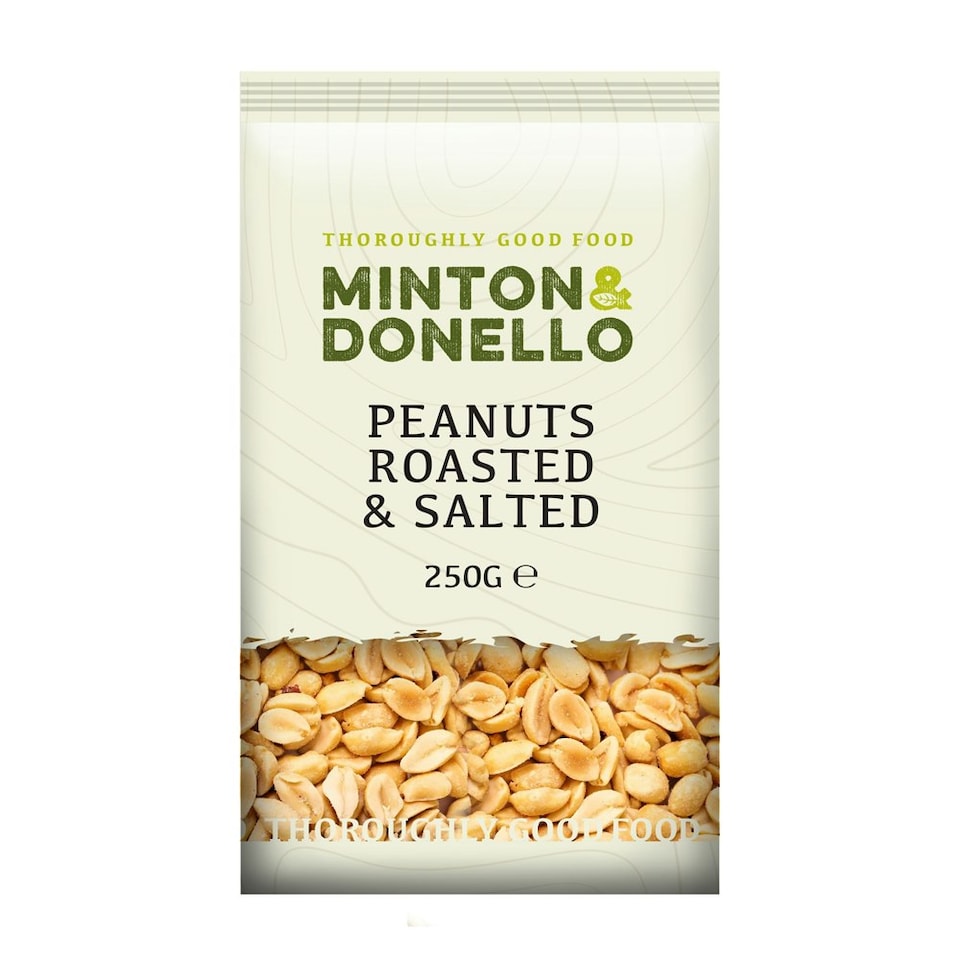 image 1 of Minton & Donello Roasted and Salted Peanuts 6 x 250g